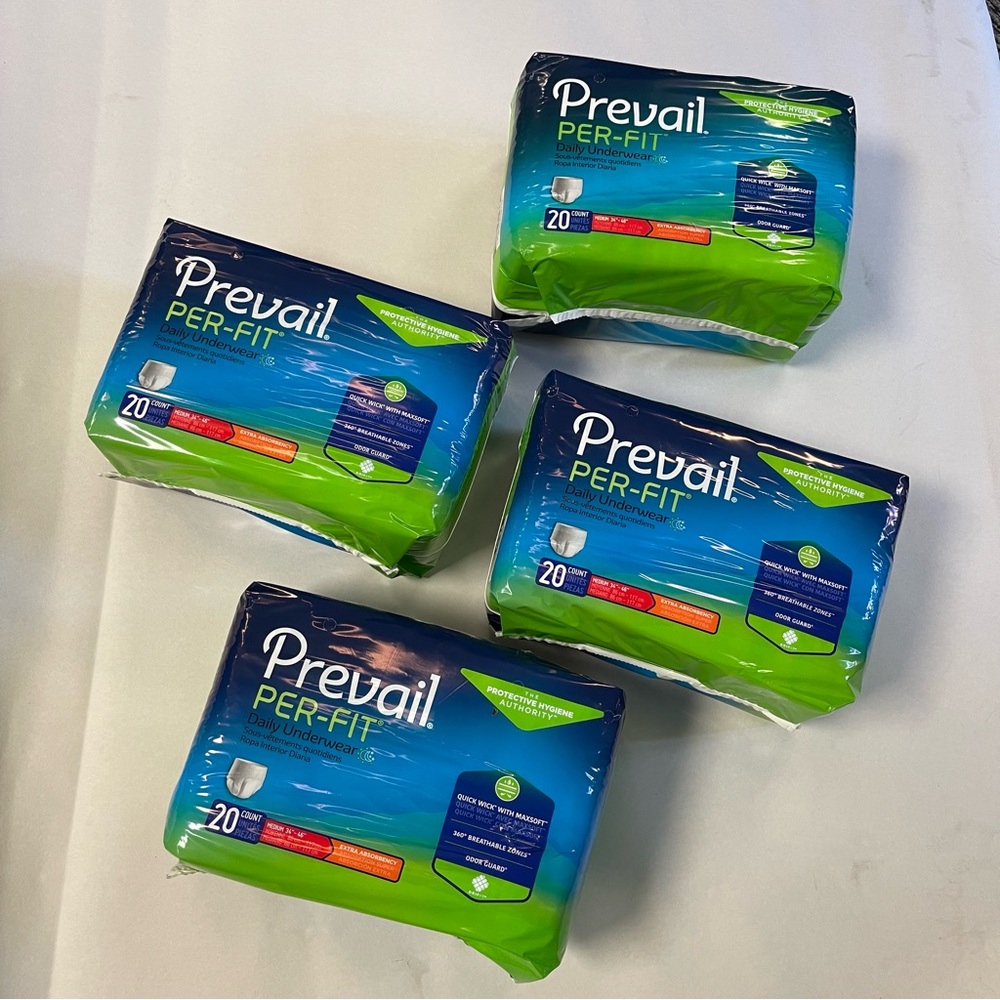 Prevail Per-Fit Incontinence Protective Underwear Extra Absorbency